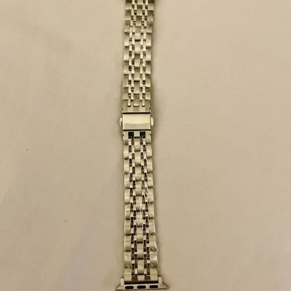 Apple Watch Stainless Steel Silver Metal Link Band (Fits all sizes) - Picture 4 of 5